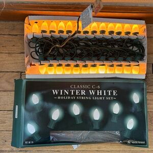 Restoration Hardware Classic C-6 White String Lights